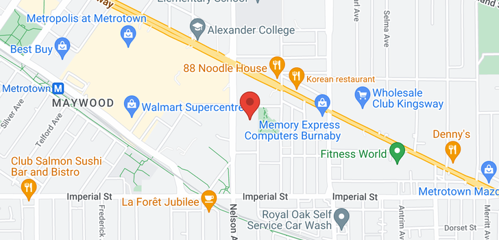 map of 2910 6538 NELSON AVENUE